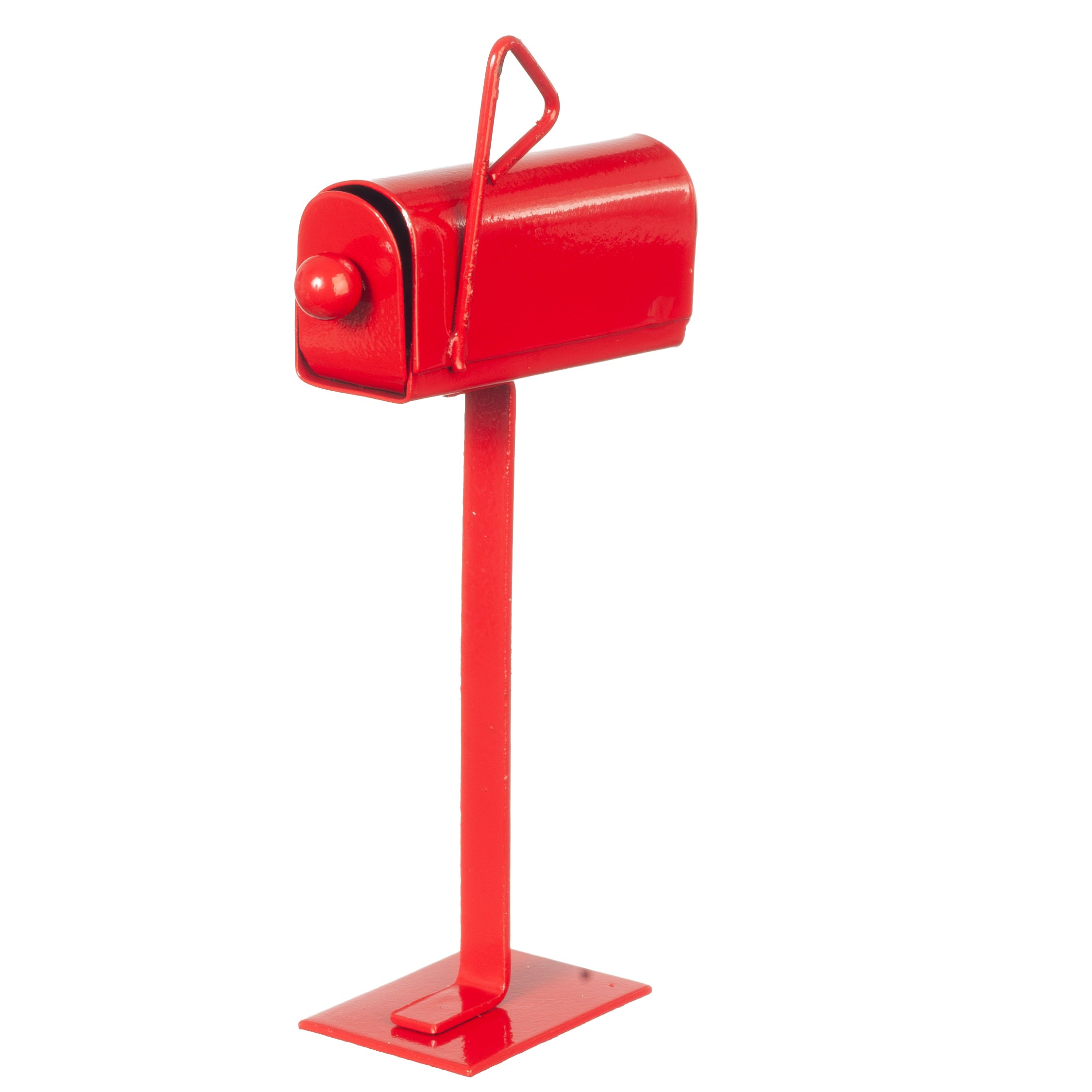 STANDING RED MAILBOX